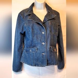 Women's Carolina Blues Denim Jacket, Size M